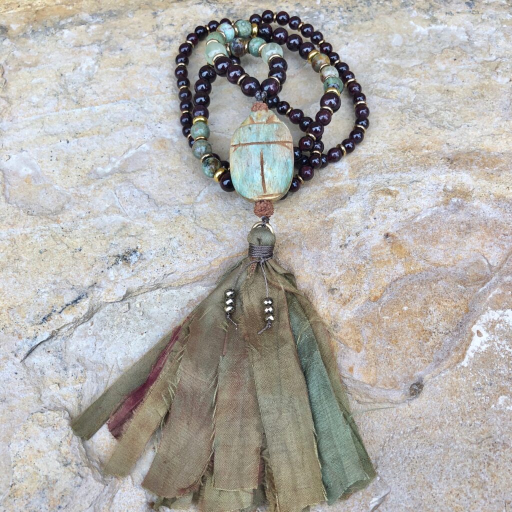 Rejuvenation and Strength Scarab Mala